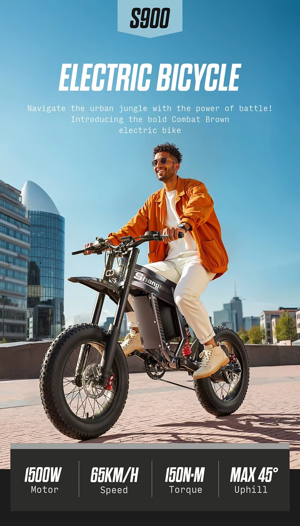 Elecy SurX - Shengmilo Electric Bike